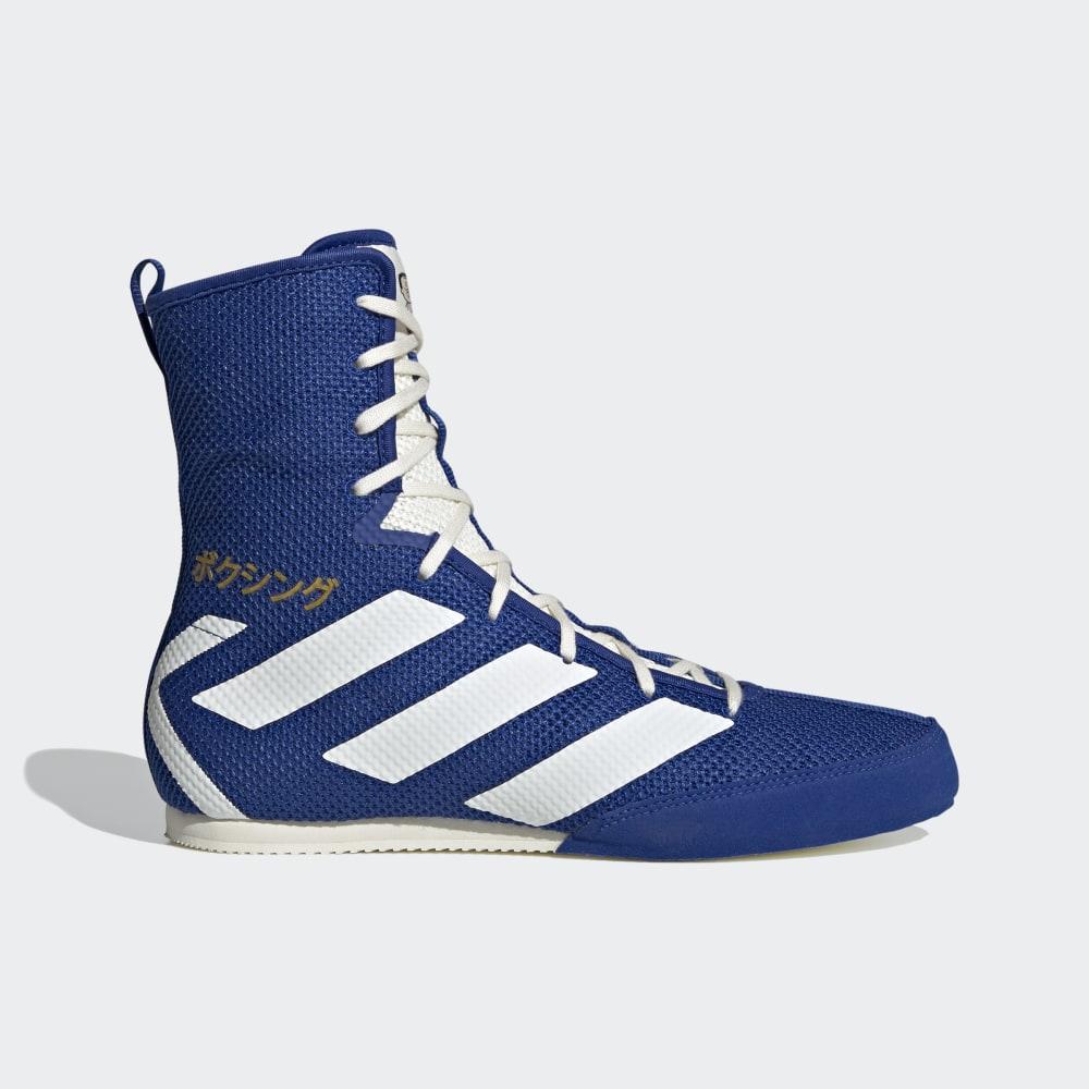 Adidas Men's Box Hog 3 Trainers Royal/White/Gold Metal Ireland EG5170